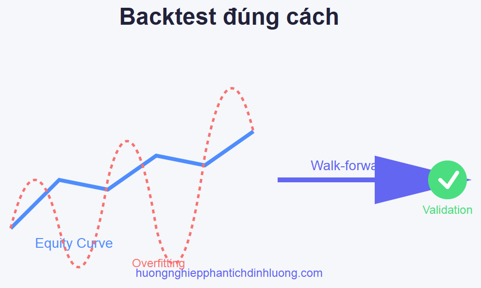 Backtest đúng cách: Tránh overfitting và lookahead bias